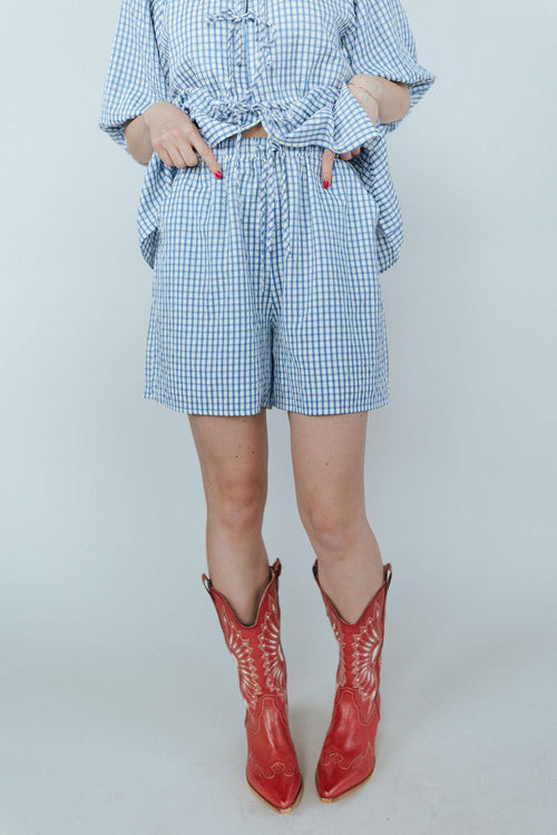 Blueberry Fields Gingham Shorts
