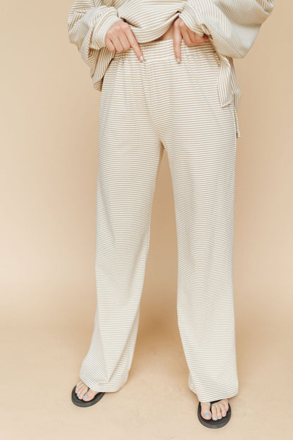 Porter Fleece Stripe Pants