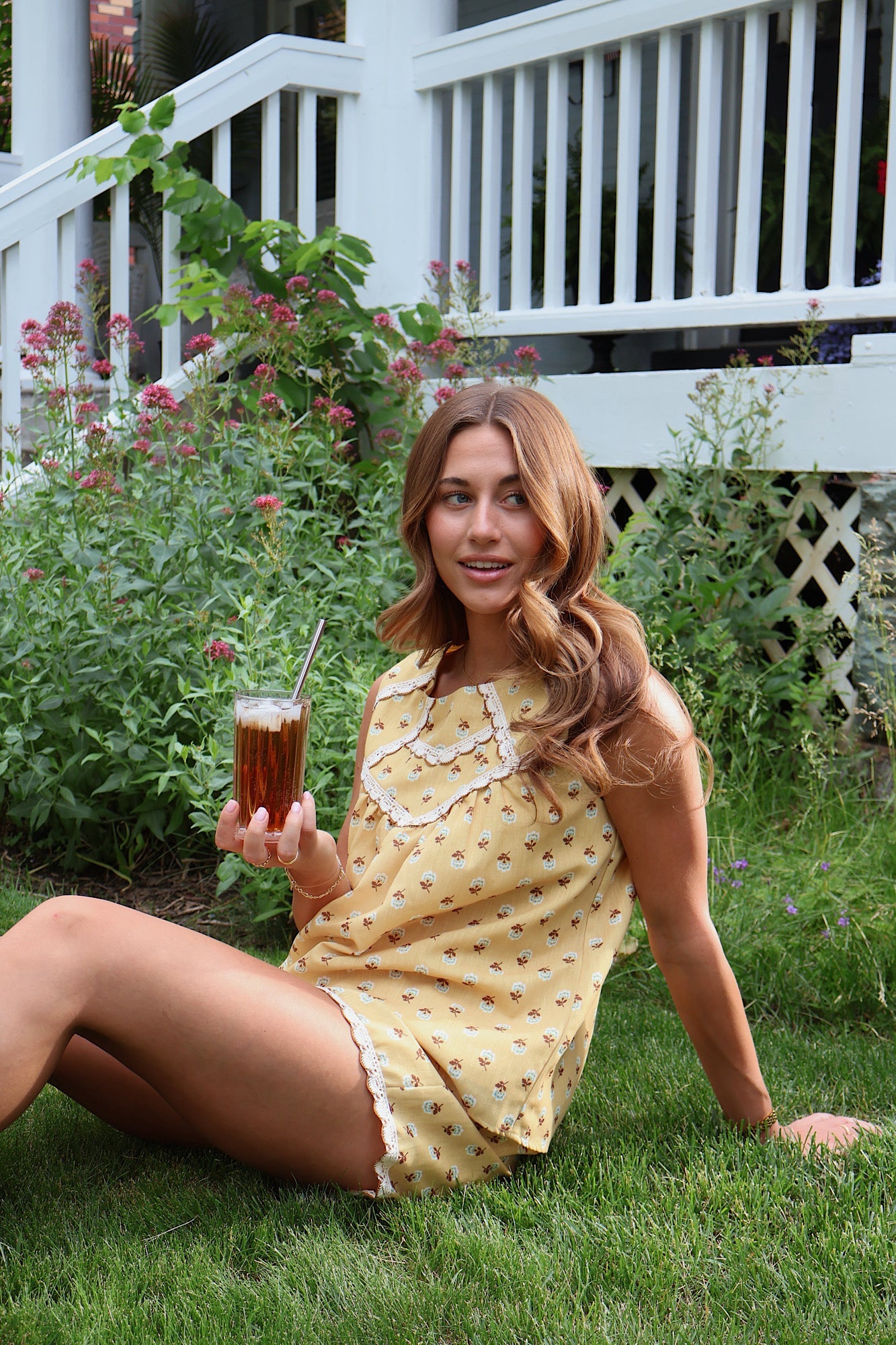 Flora Scalloped Shorts