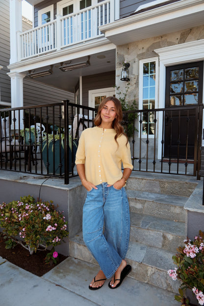 Elise Short Sleeve Cardigan