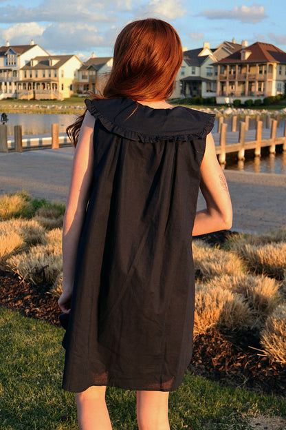Willow Cotton Linen Babydoll Dress