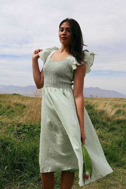 Dorothy Gingham Midi