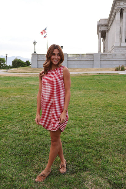 Sweet Annie Gingham Dress