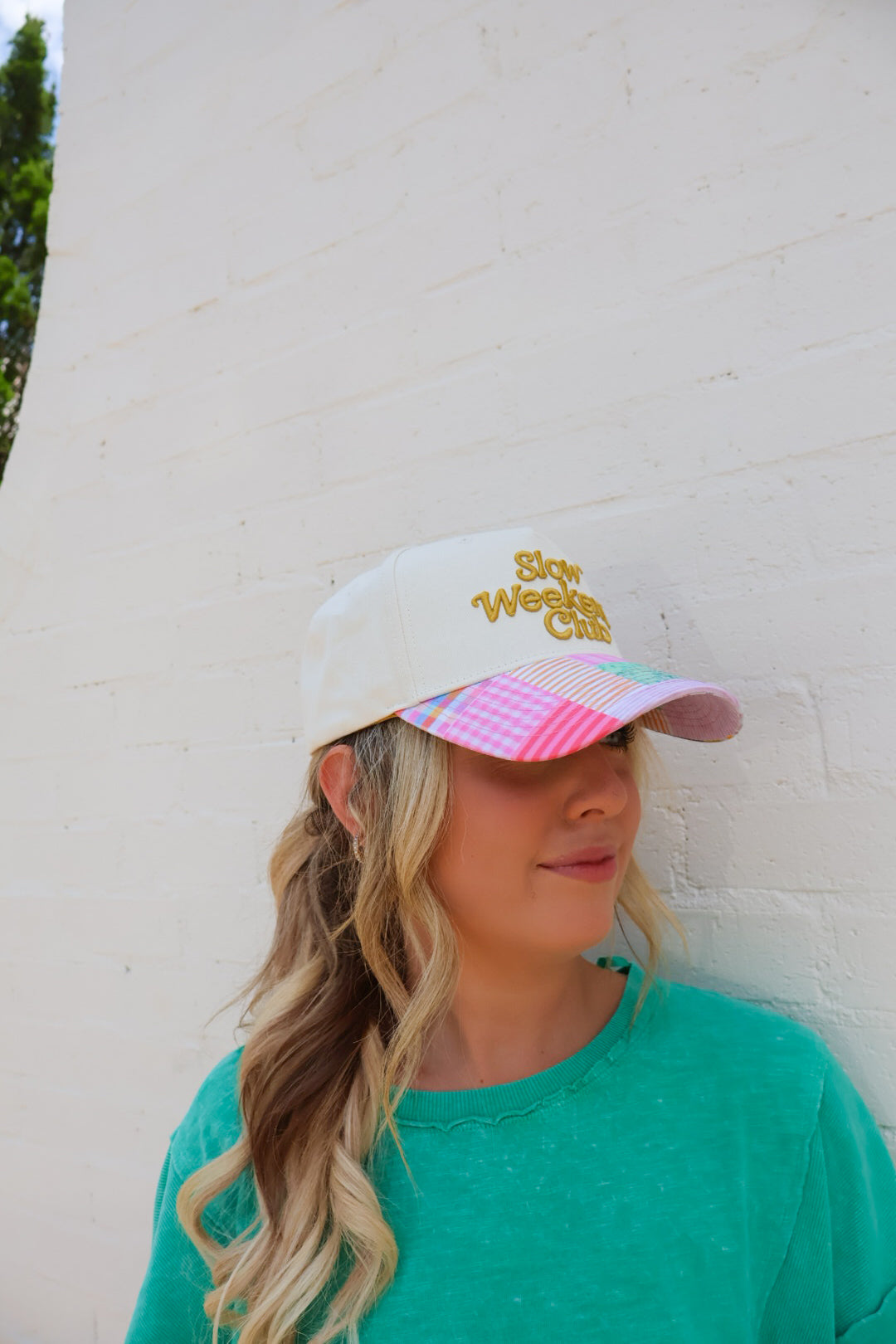 Slow Weekend Club Patchwork Trucker Hat
