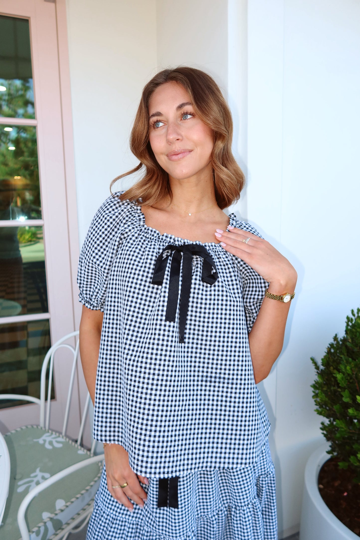 Emmaline Gingham Top