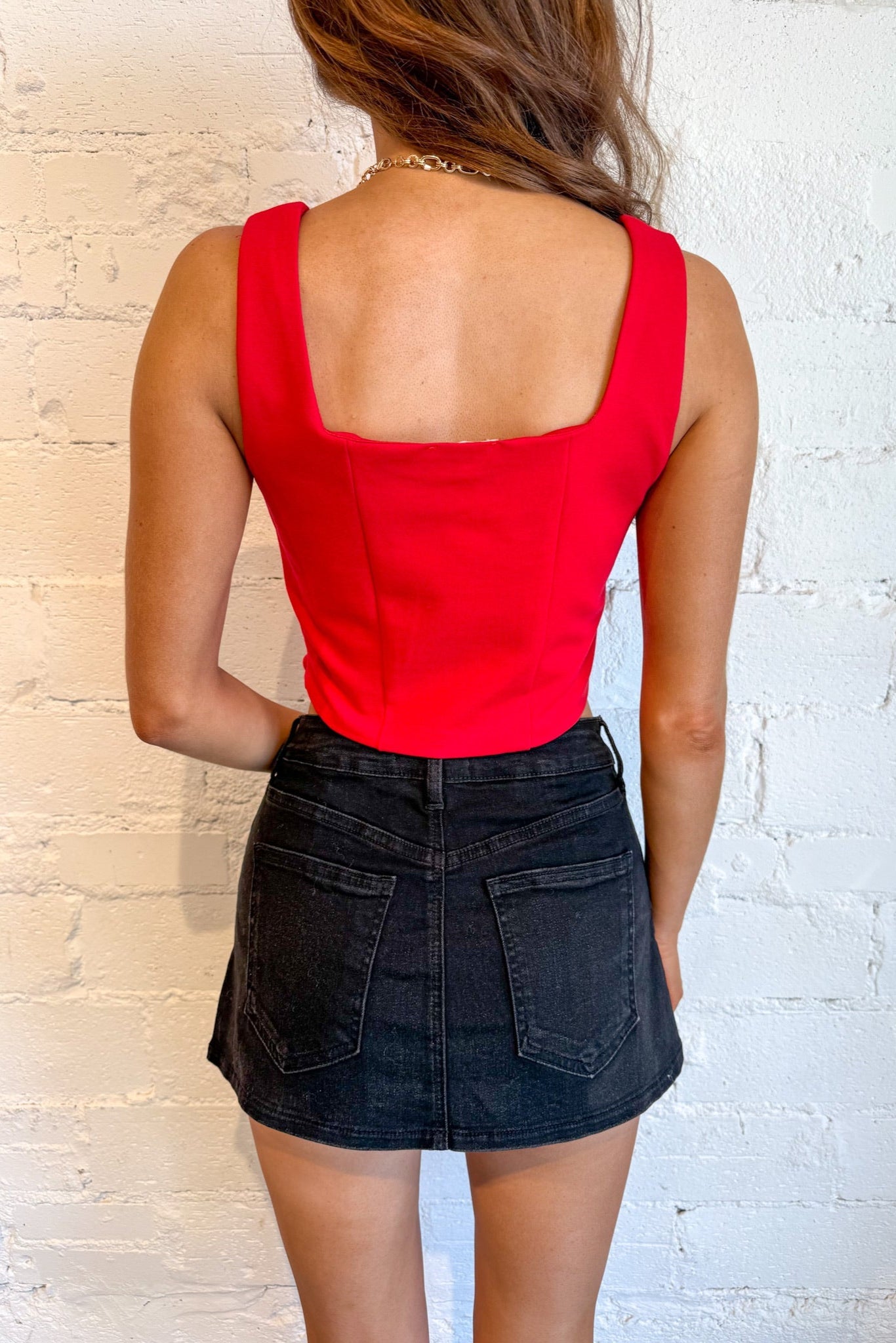 All Day Everyday Denim Skort
