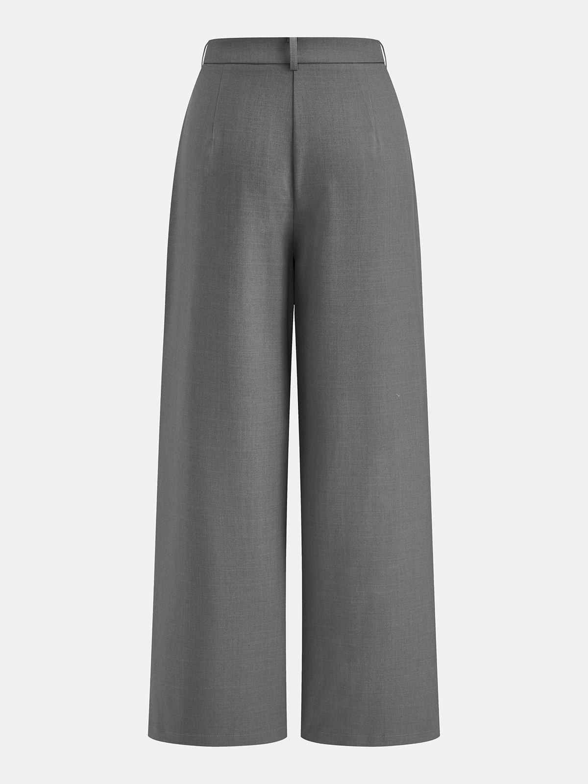 Wrap Front Fitted Top & Pleated Pants Set