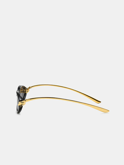 Retro Narrow Cat Eye Sunglasses