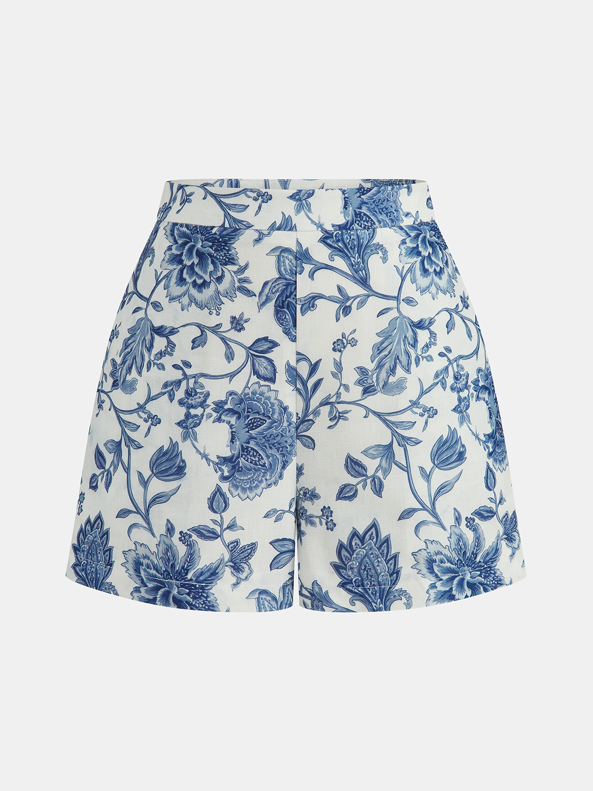 Floral Print Cropped Cami Top & Shorts Set