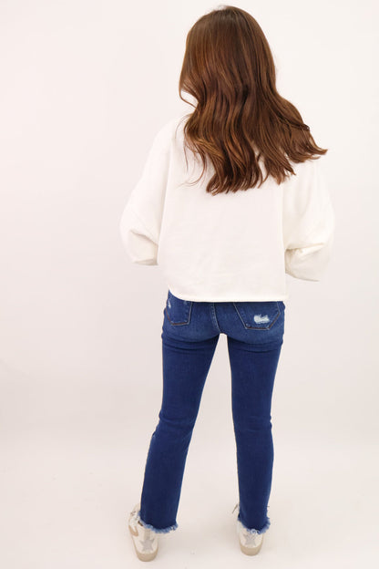 Cropped Auburn Pullover