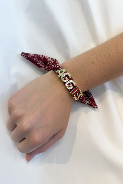 Bandana Slider Bracelet