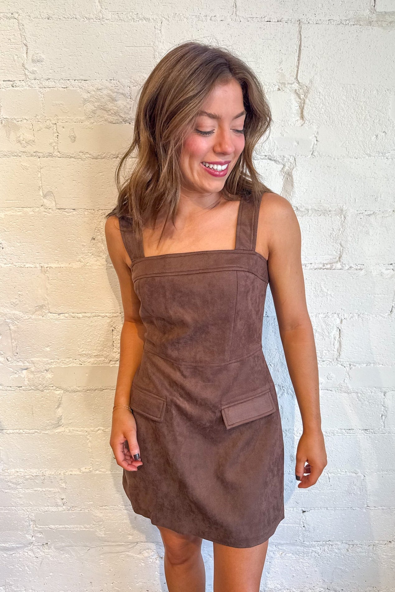 Becca Suede Mini Dress