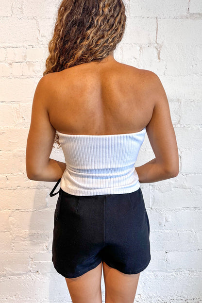 Denim Wrap Skort