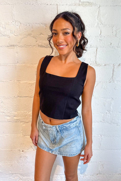 Isabella Square Neck Top
