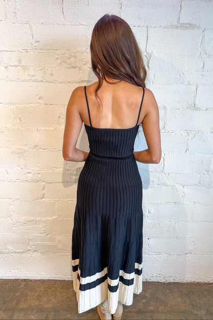 Sideline Strut Maxi Dress