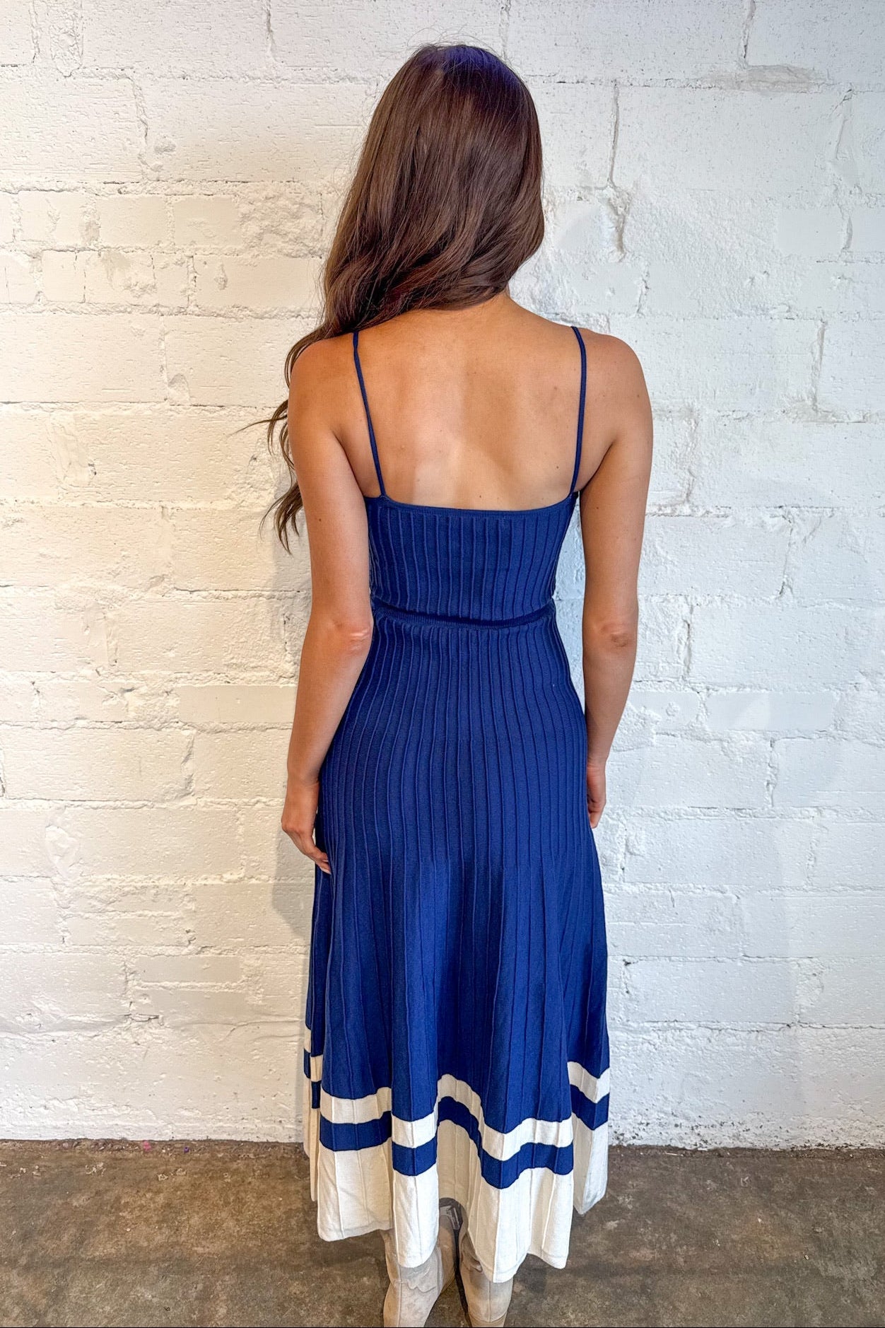 Sideline Strut Maxi Dress