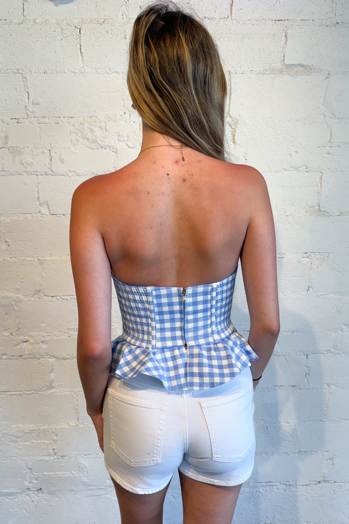 Bluebell Gingham Top