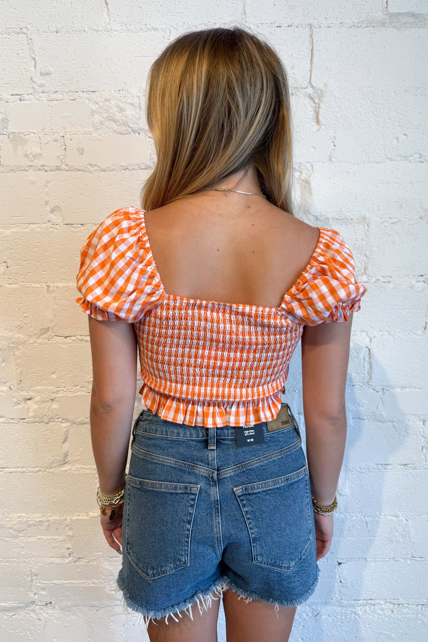 Bridget Gingham Top