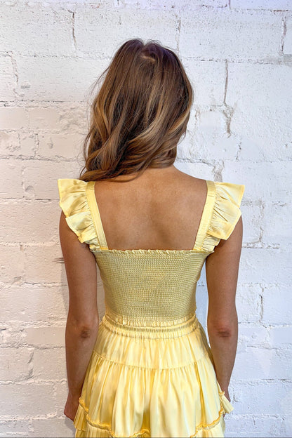 Buttercup Flutter Sleeve Top
