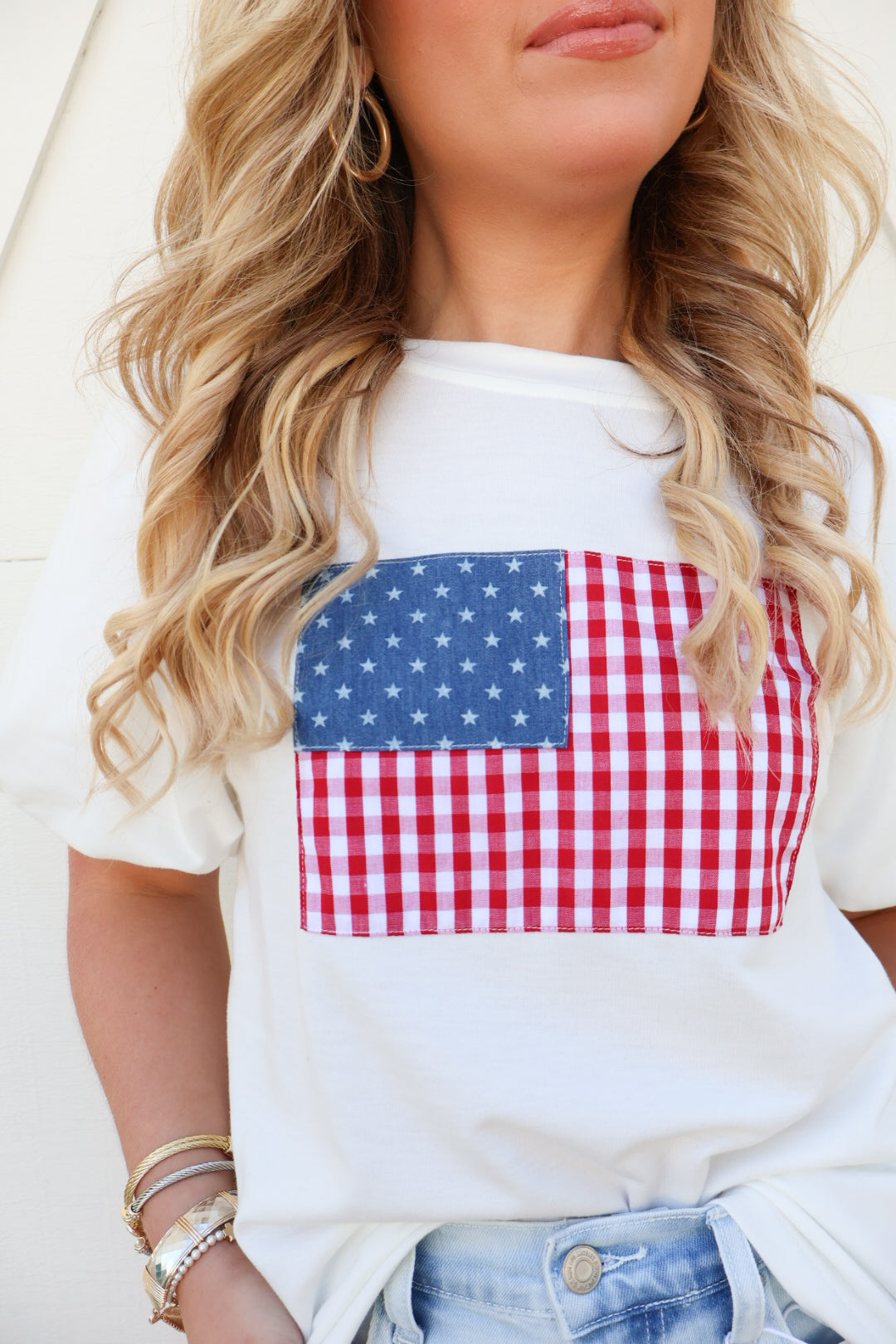 All American Girl Flag Tee