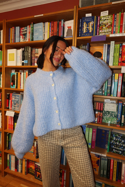 Rachel Cardigan in Blue