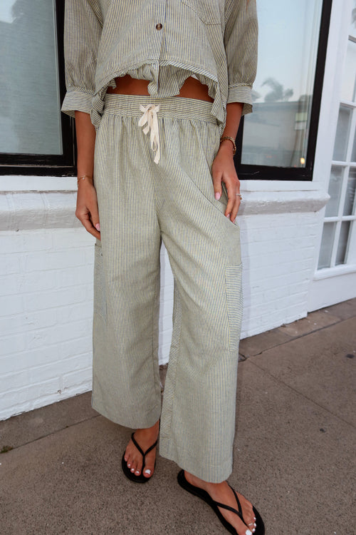 Bailey Pinstripe Pants