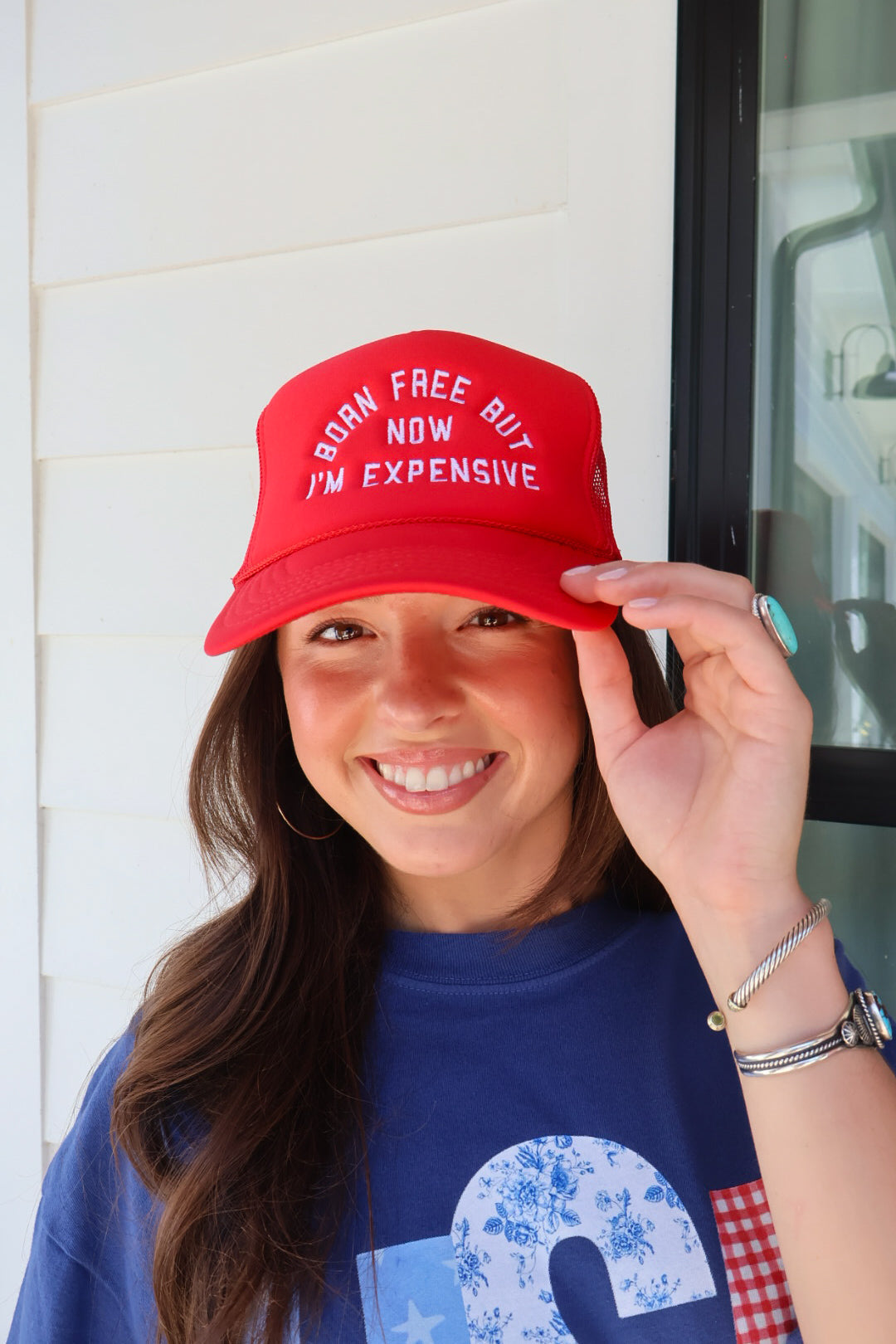 Born Free But Now I'm Expensive Trucker Hat
