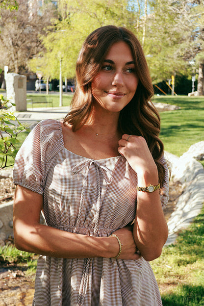 Lissa Gingham Dress