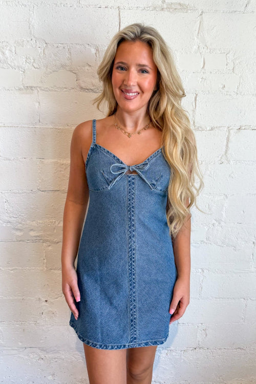 Call Me Maybe Denim Dress