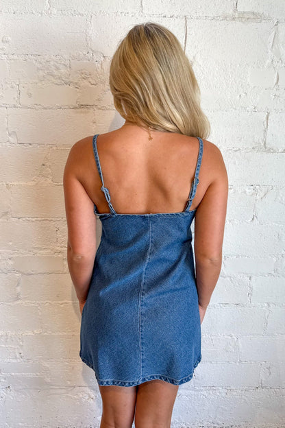 Call Me Maybe Denim Dress