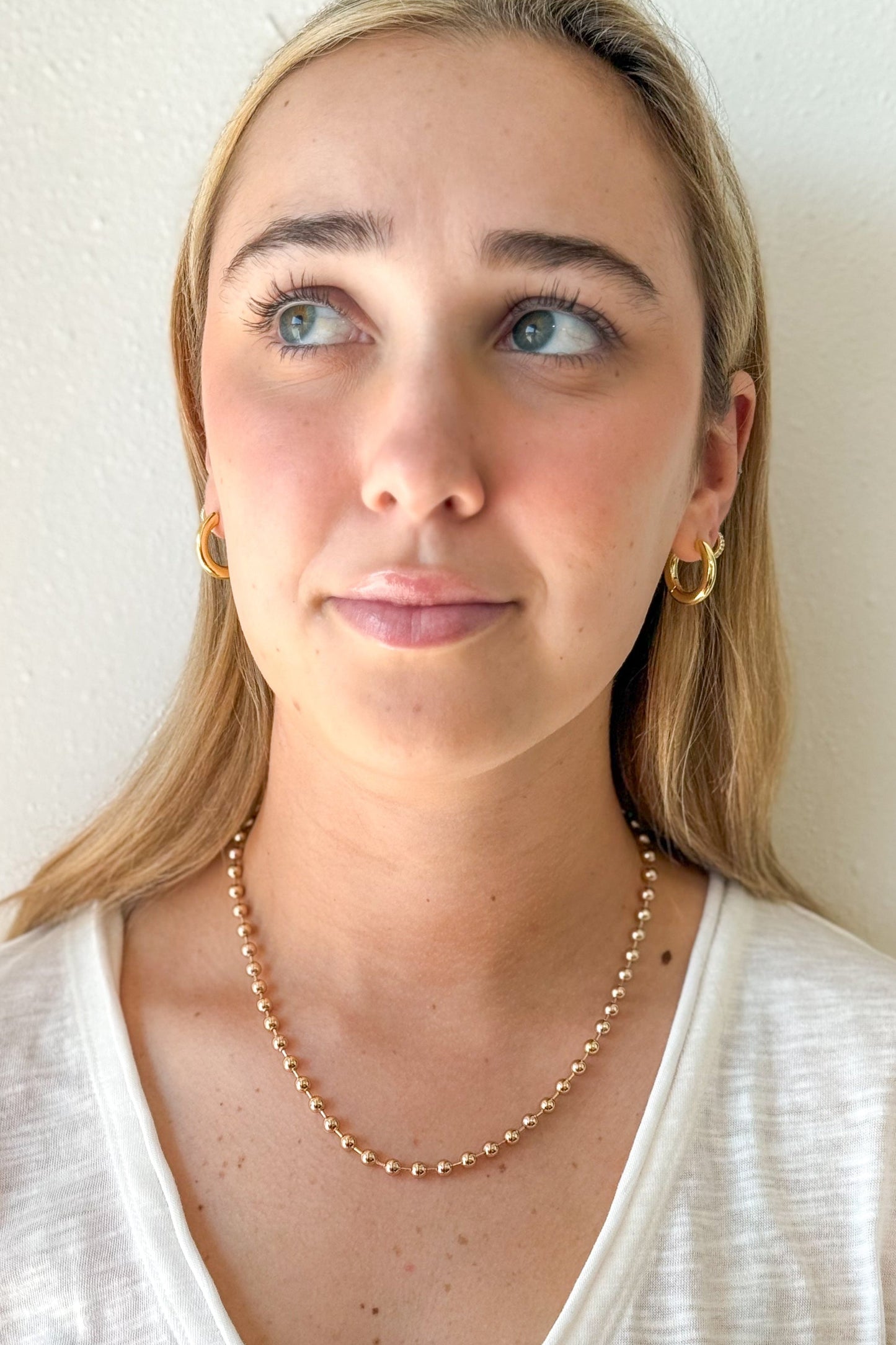Classic Gold Ball Necklace