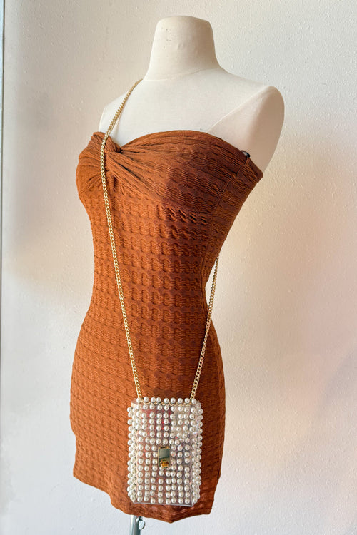 Clear Pearl Purse