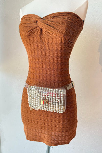 Clear Pearl Purse