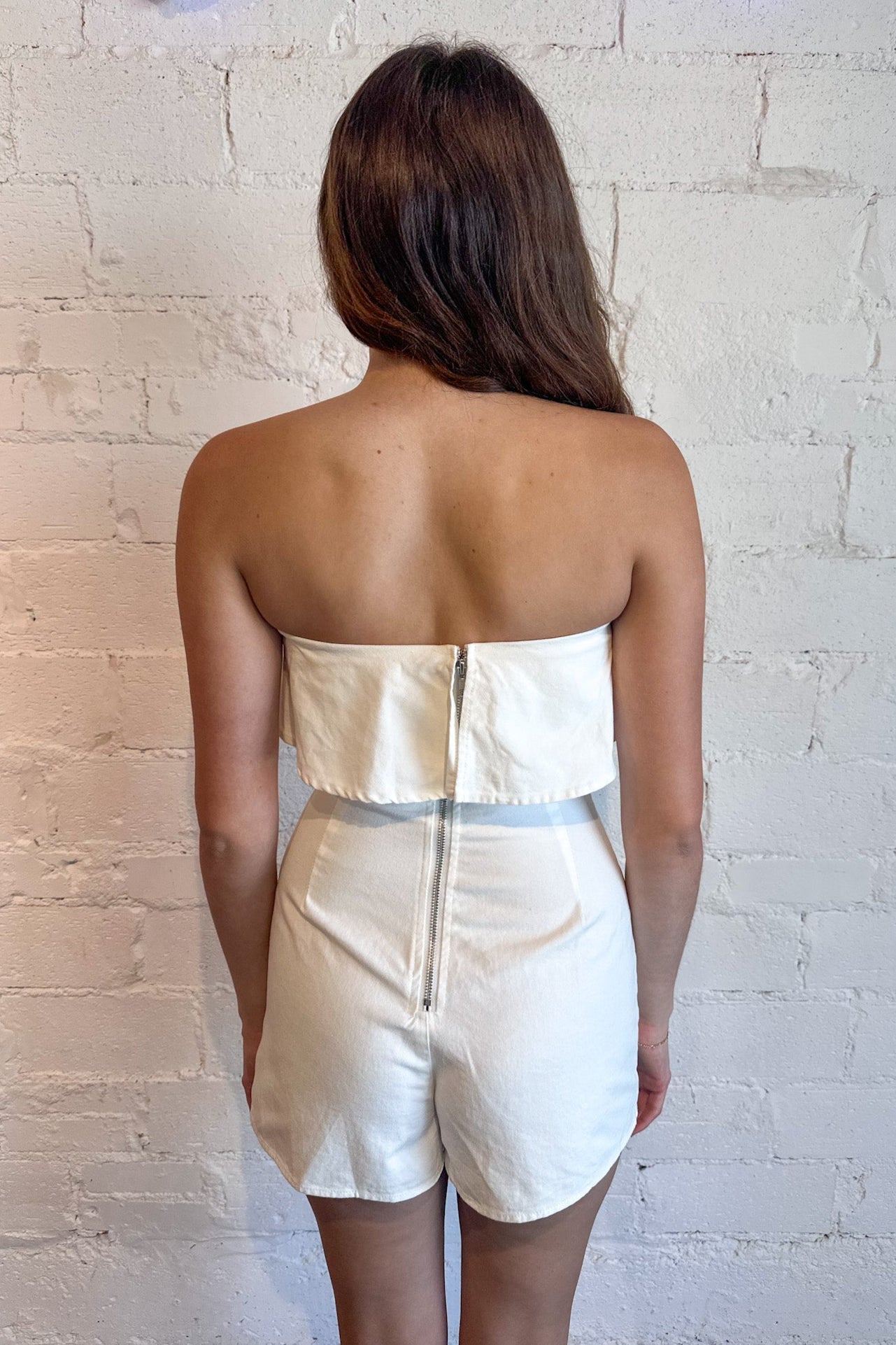 Coastal Denim Romper