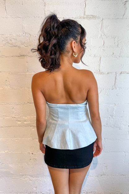 Cozy Suede Tube Top