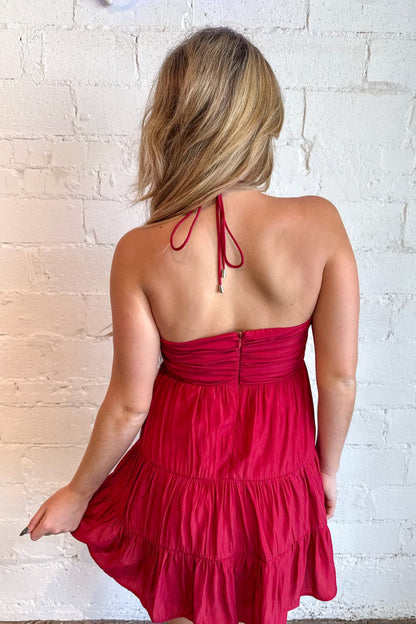 Izzy Halter Mini Dress