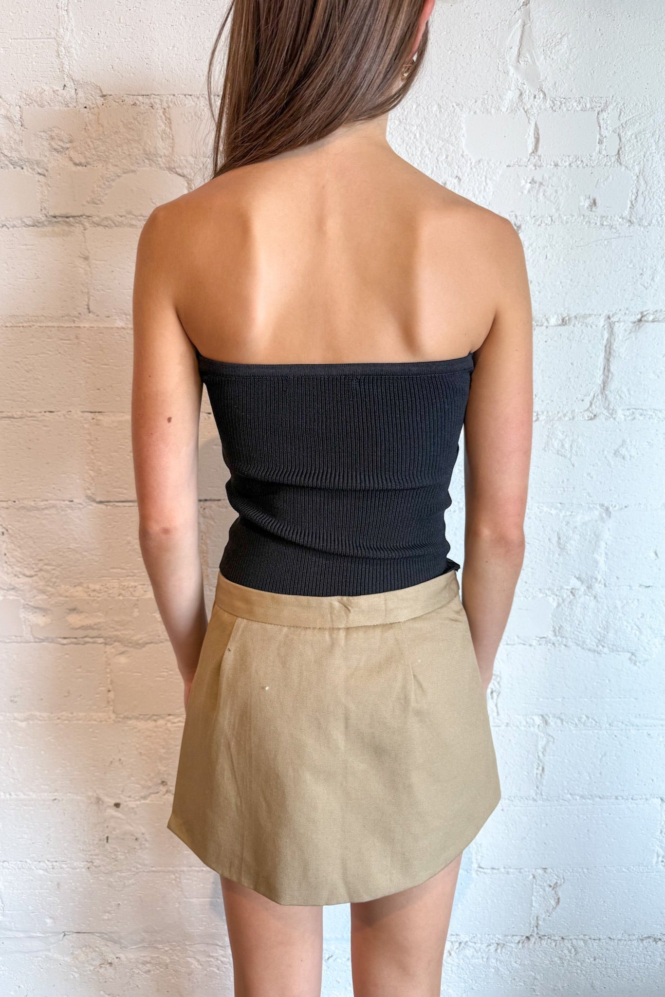 Cute In Khaki Mini Skort