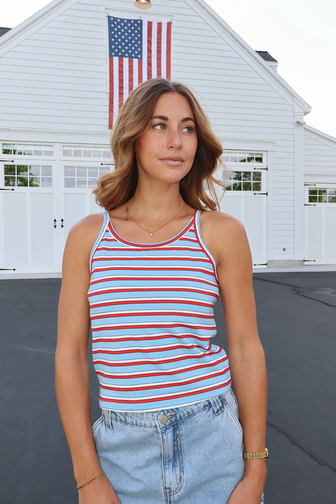 Libby Stripe Tank