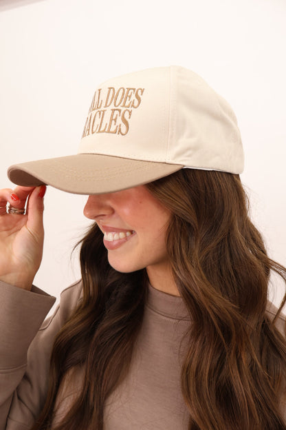 He Still Does Miracles Embroidered Cap - Tan