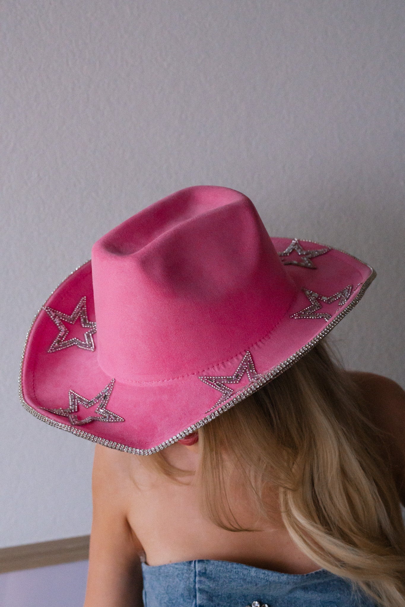 Star Of The Show Cowboy Hat (Pink) FINAL SALE