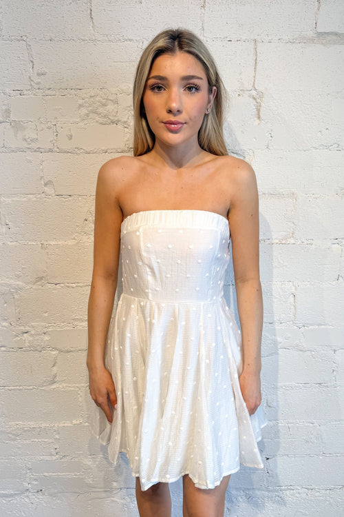 Delilah Dot Tube Mini Dress
