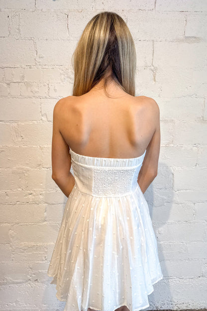 Delilah Dot Tube Mini Dress