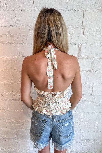 Ditsy Floral Halter Top