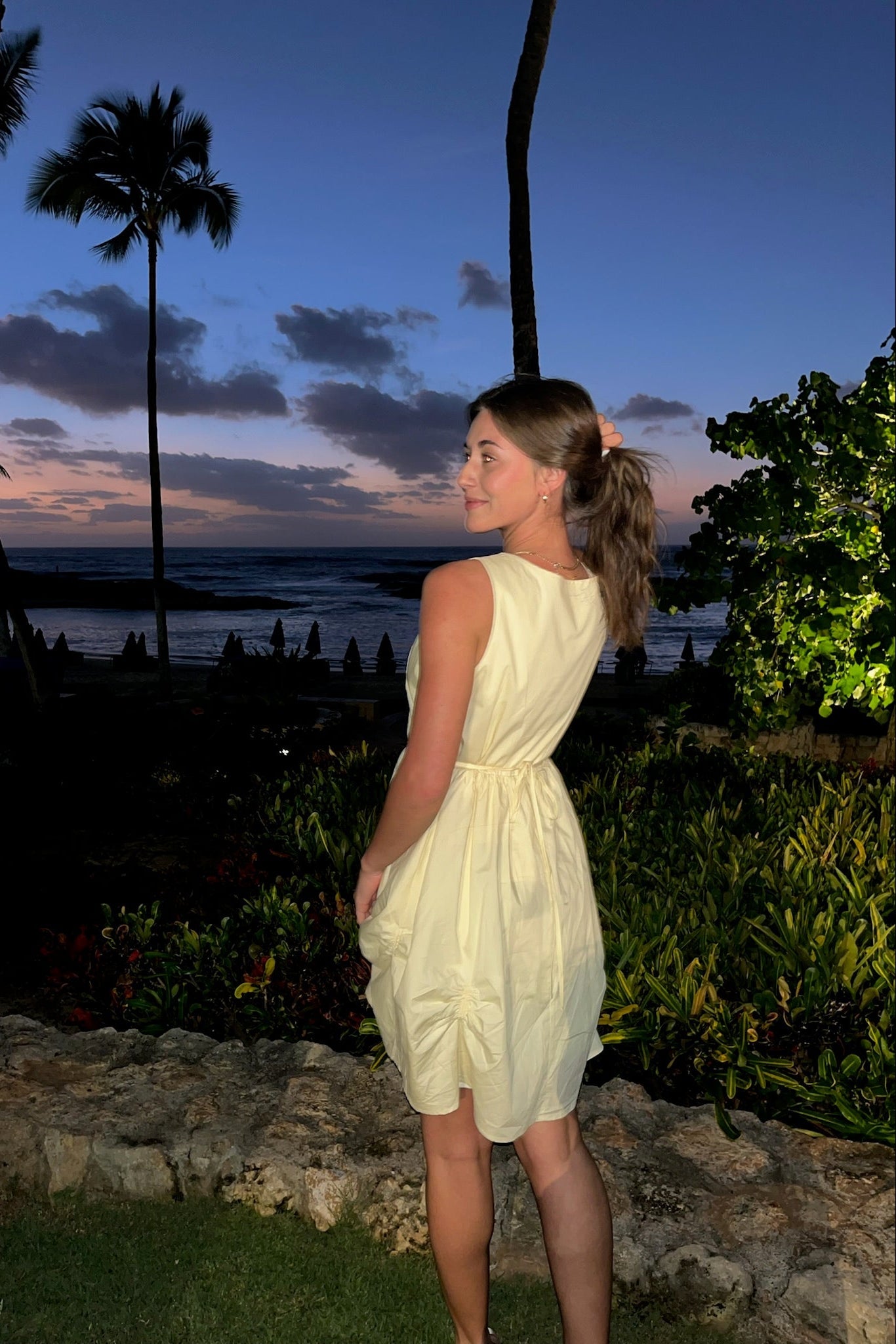 Sun Gazer Dress in Butter