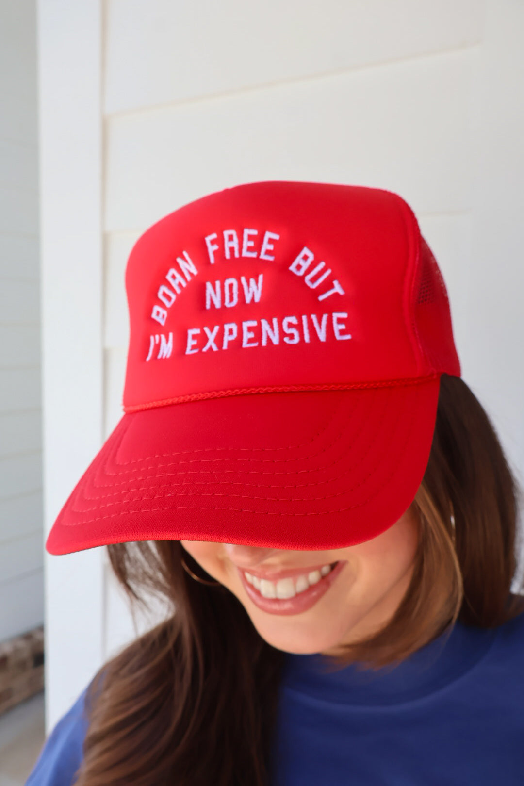 Born Free But Now I'm Expensive Trucker Hat
