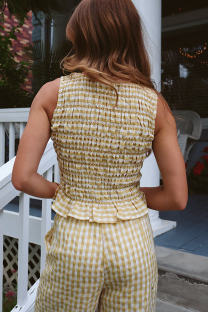 Savannah Gingham Tank