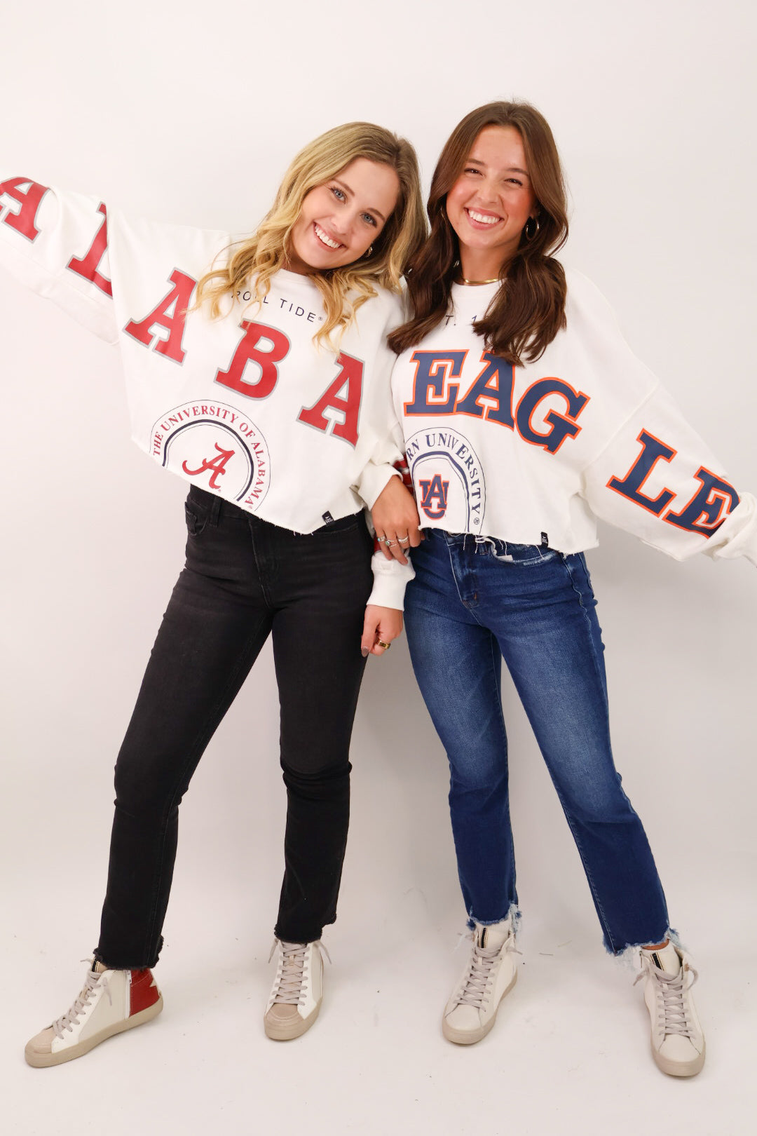Cropped Auburn Pullover