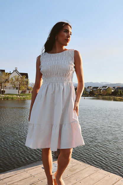 Nantucket Pinstripe Dress
