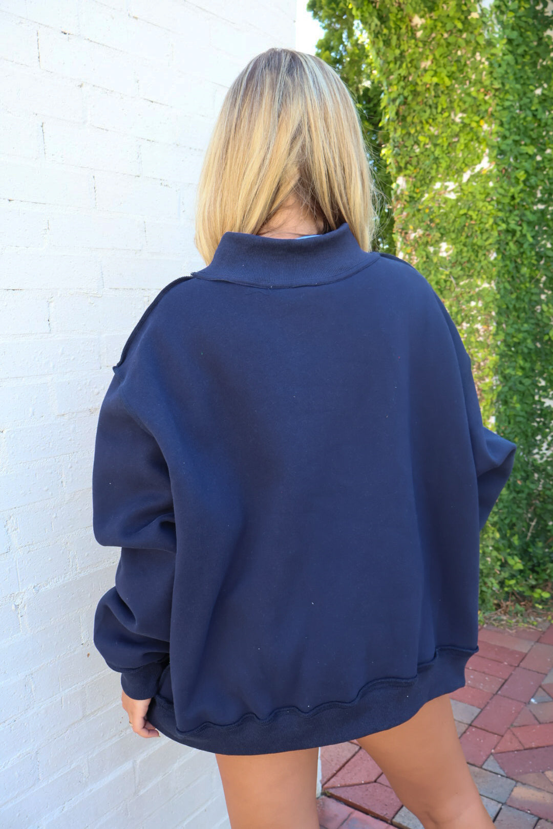 USA Reversible Mockneck Pullover