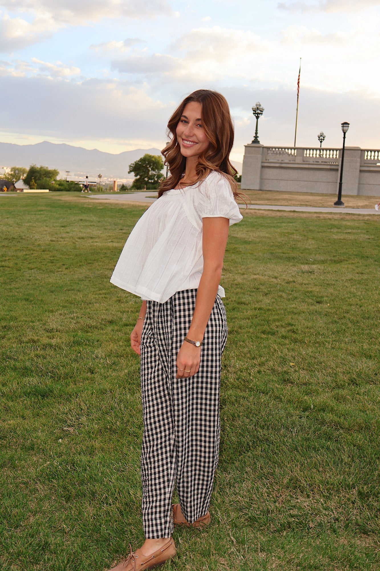 Sweet Caroline Ruffle Blouse